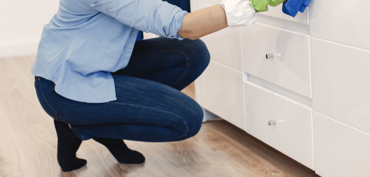 687bb5a6 woman with sponge rubber gloves cleaning house 3 Home